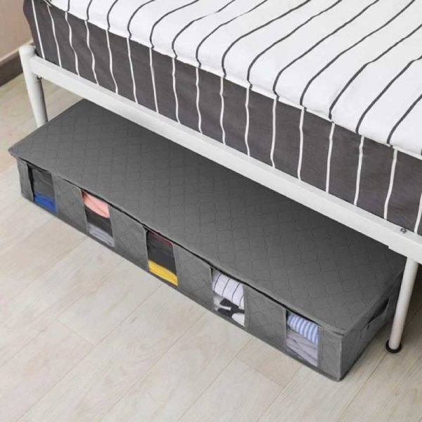 Portable Folding Under Bed Shoes Organizer